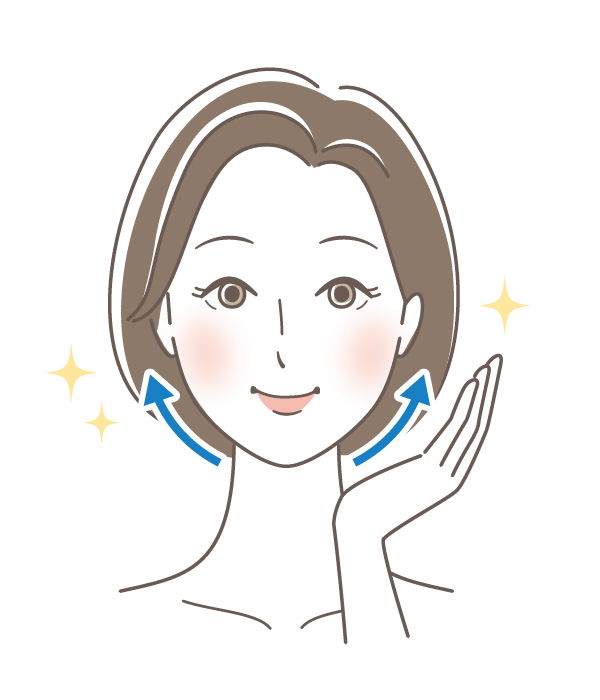 大きく深いしわが改善